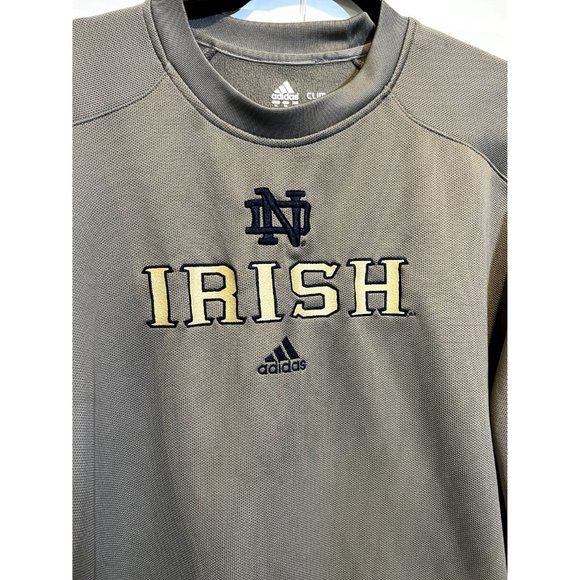 Vintage Adidas Notre Dame Fighting Irish Fleece Sweater - Size XL - Picture 2 of 5